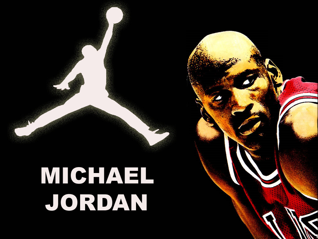 Michael Jordan Air Logo HD Wallpaper