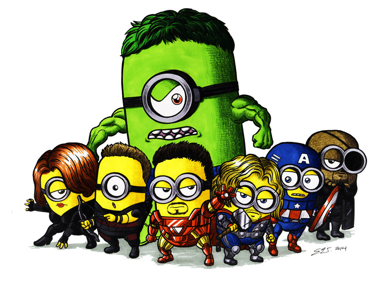  Minions  as Avengers Free Wallpaper  WallpaperSafari