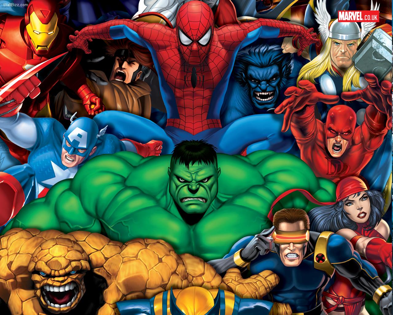 Marvel Heroes Lego Super Wallpaper Extra
