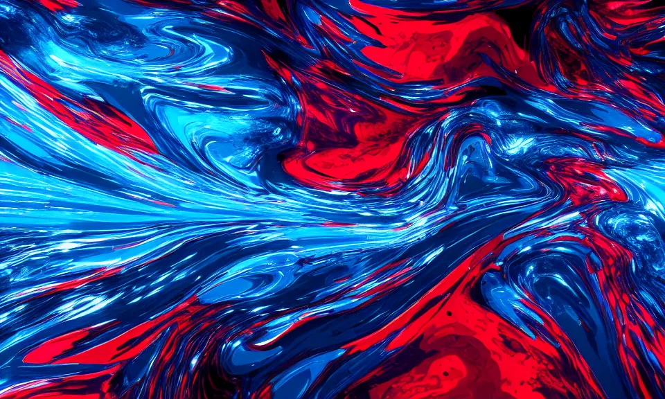 Free Download Abstract K Wallpaper Of Dark Fluid With Red And Blue