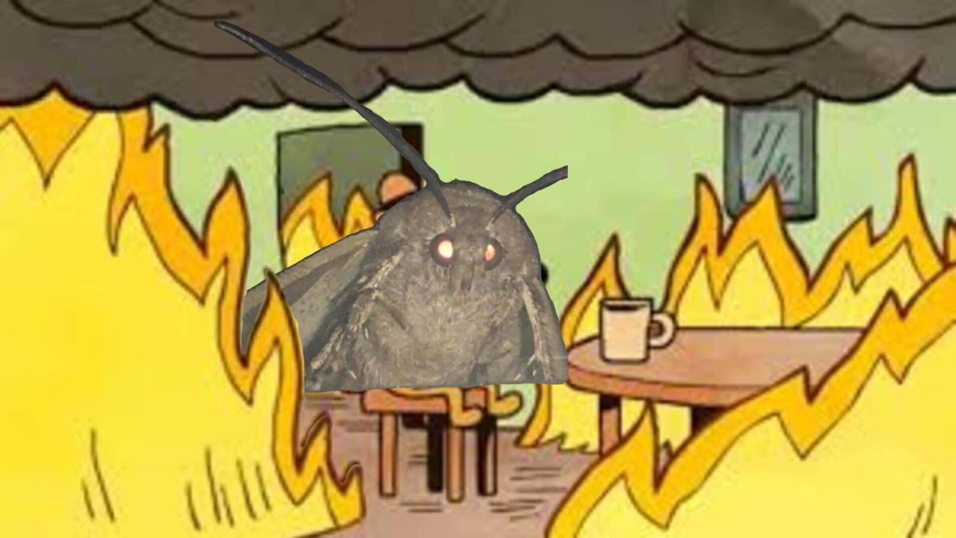 This Is Fine Background Wallpaper
