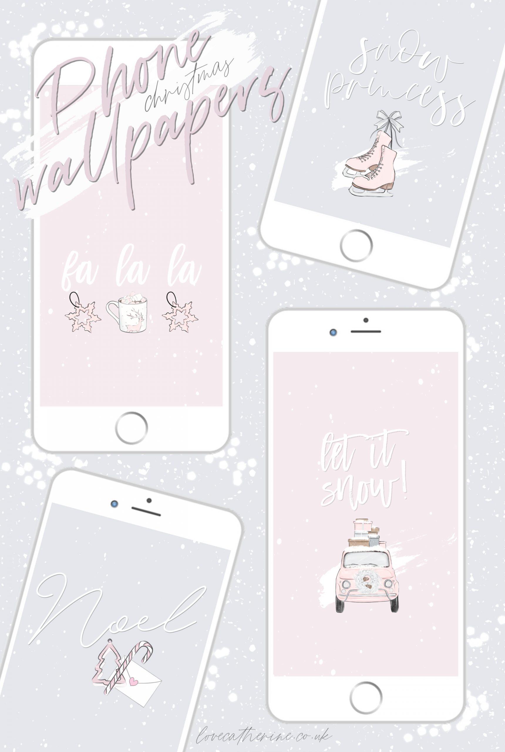 Cute Girly Winter Phone Wallpaper Love Catherine