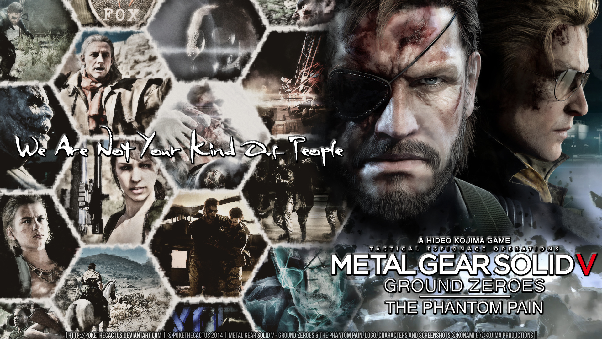 Not Your Kind Of People Mgsv Wallpaper By Pokethecactus On
