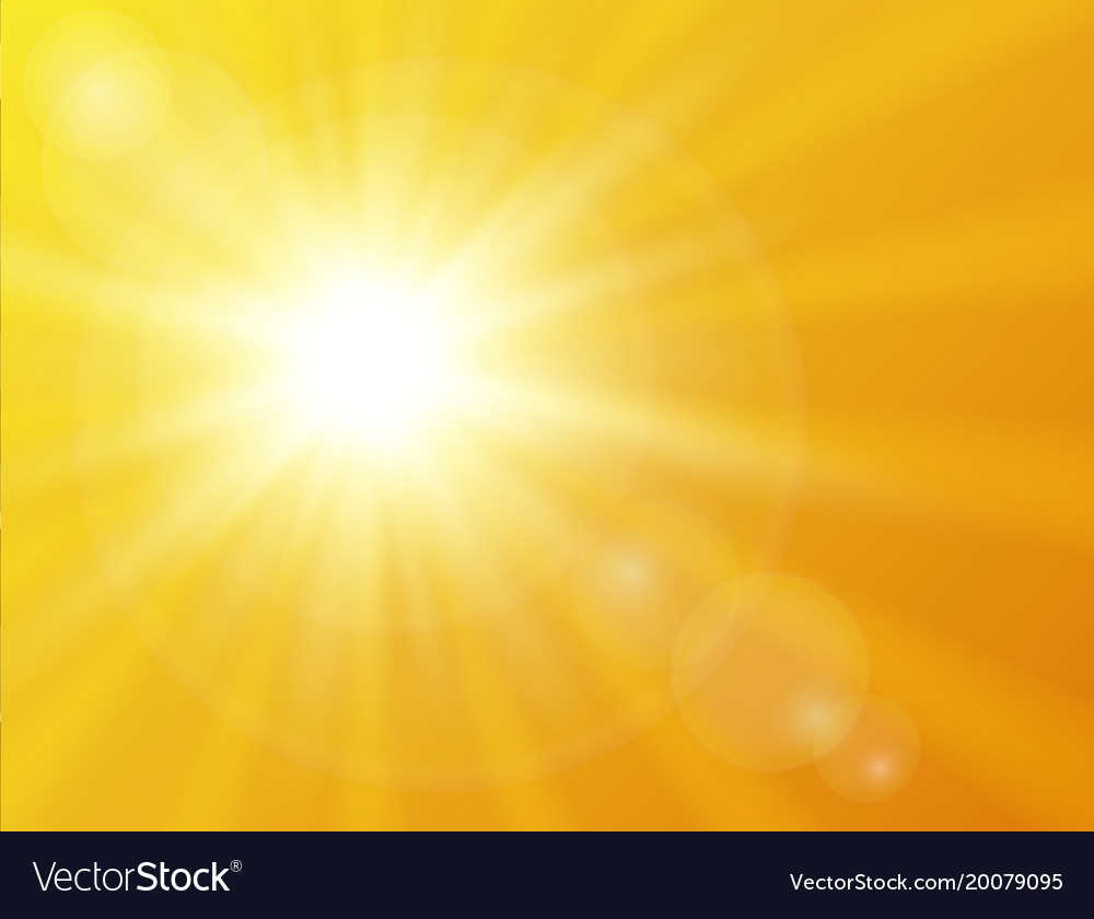 Sunny Background Sunshine Royalty Vector