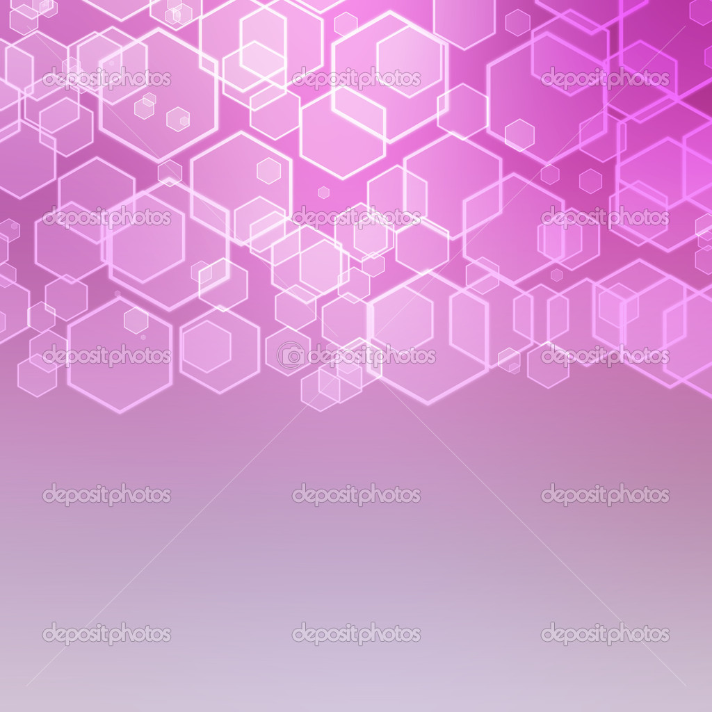 Green Hexagon Background Abstract With