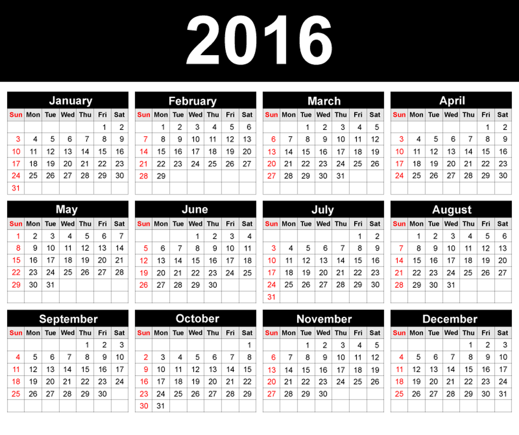 Yearly Calendar Desktopaper HD Desktop Wallpaper