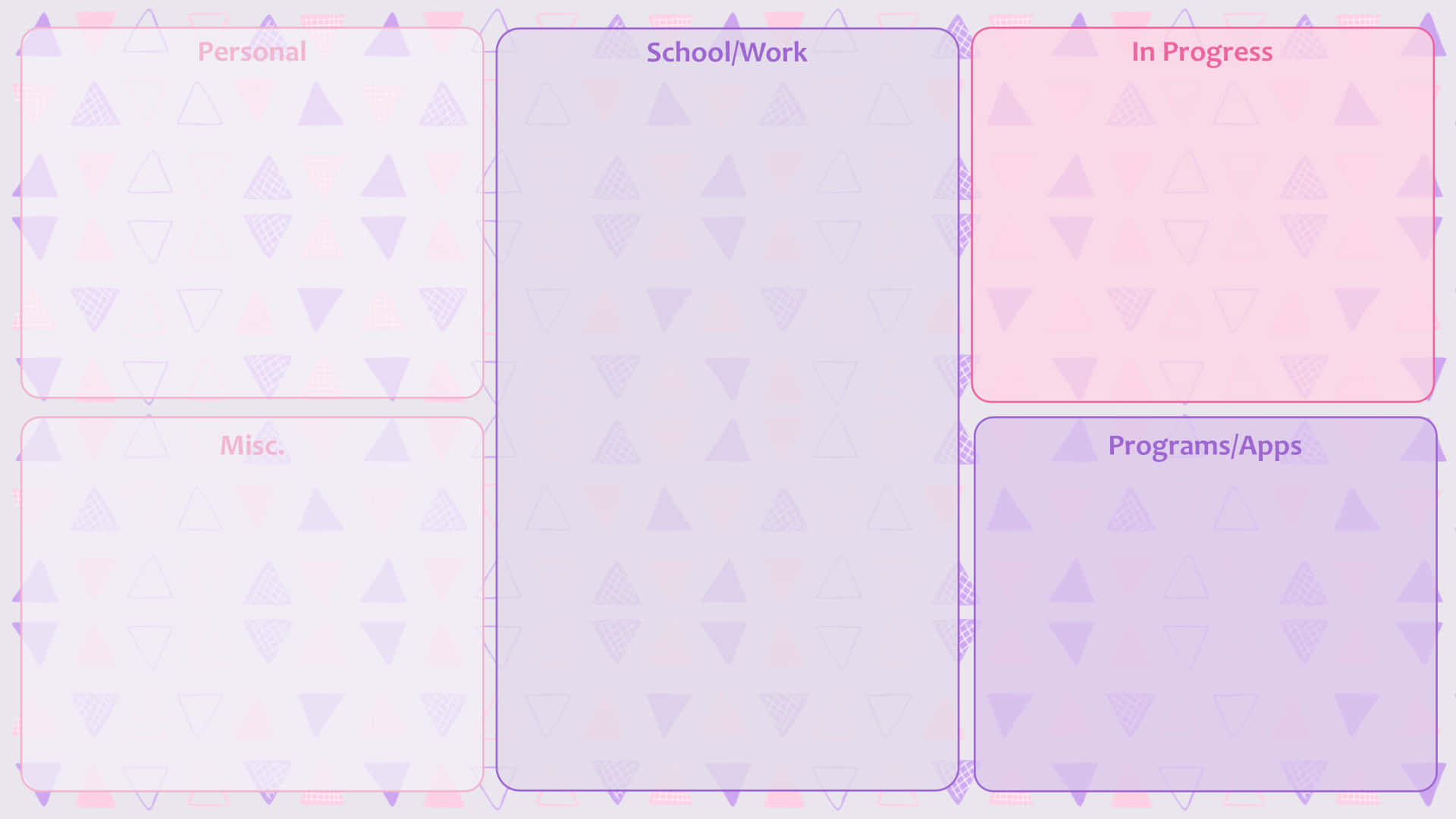 Cute Desktop Organizer Wallpaper Helt Gratis
