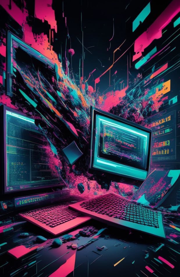 Computer Crash Wallpaper