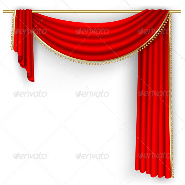 Theater Stage Mesh Background Decorative