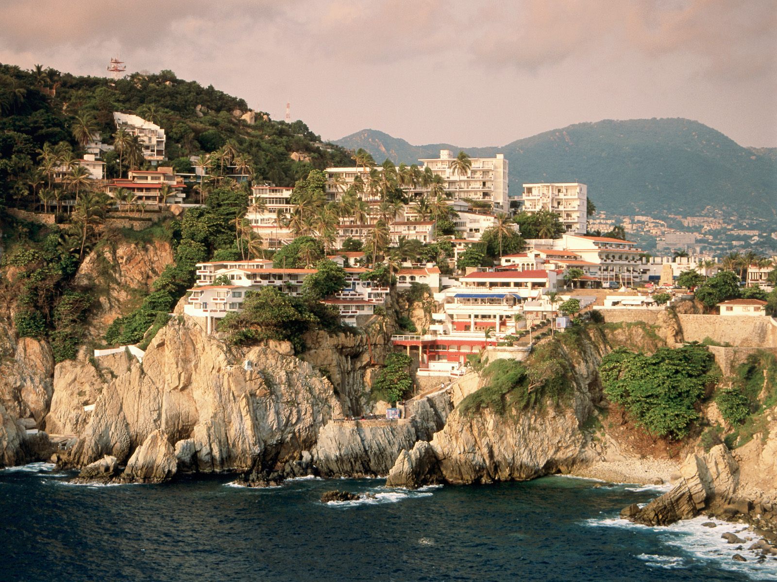 Acapulco Mexico Photo La Quebrada Cliff Wallpaper
