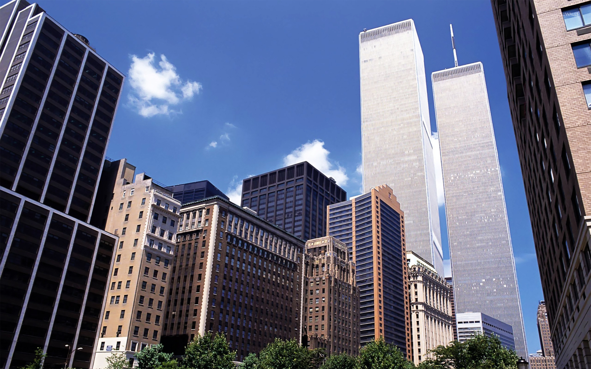 Twin Towers New York City Wallpaper World