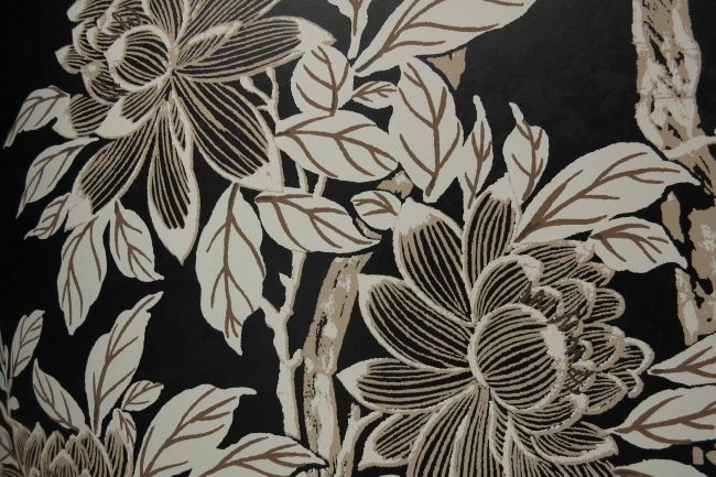 Ralph Lauren Wallpaper Marlowe Floral Ebony