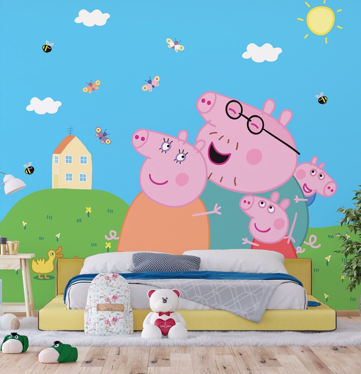 Peppa Pig House Wallpaper