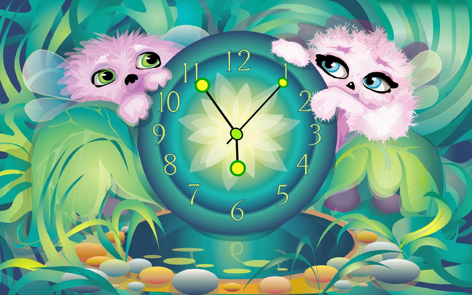 Free download wallpaper and make this Live clock wallpaper for your