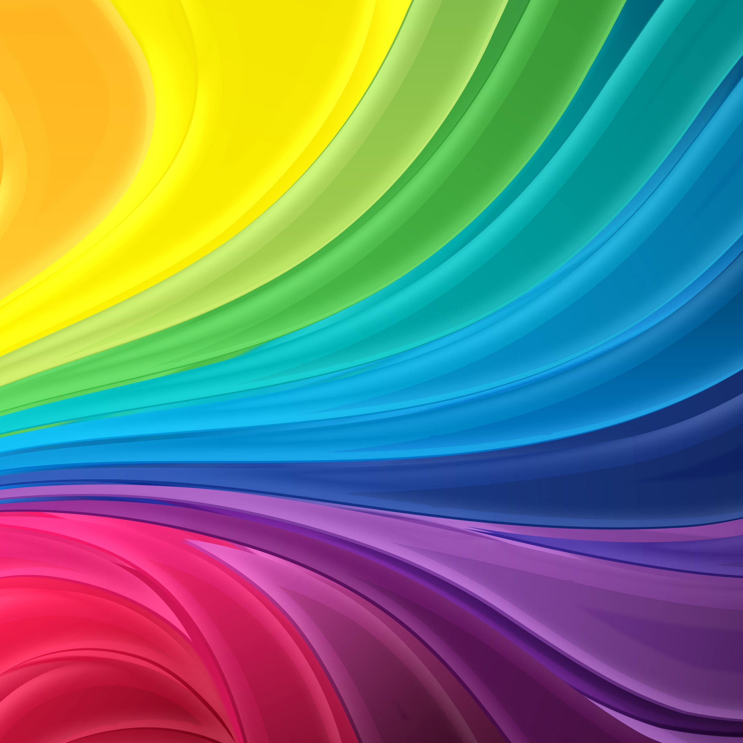 Rainbow Colors Wallpaper 4k Colorful Multicolor Waves