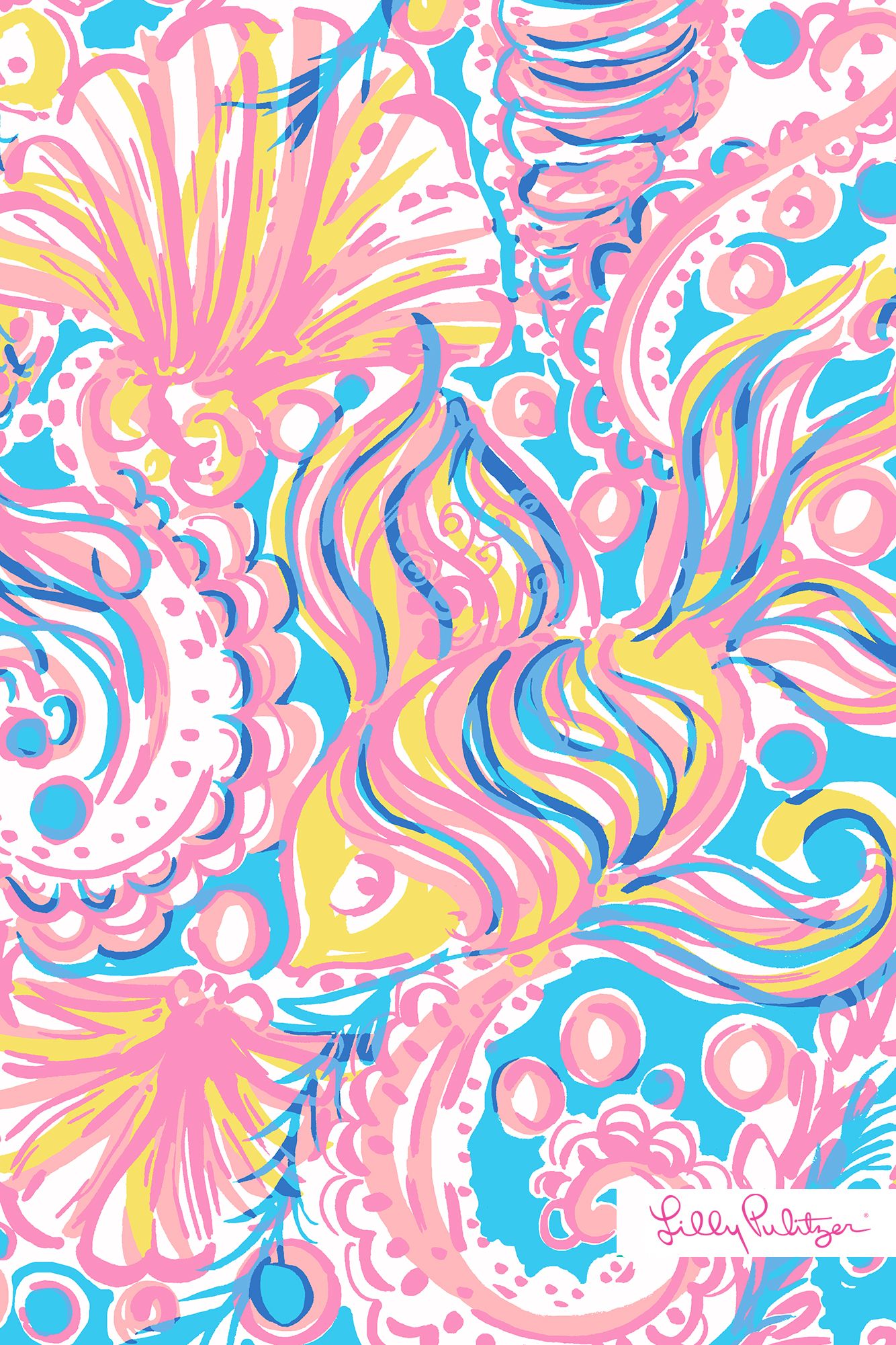 Lilly Pulitzer Mobile Wallpaper Too Much Bubbly P In