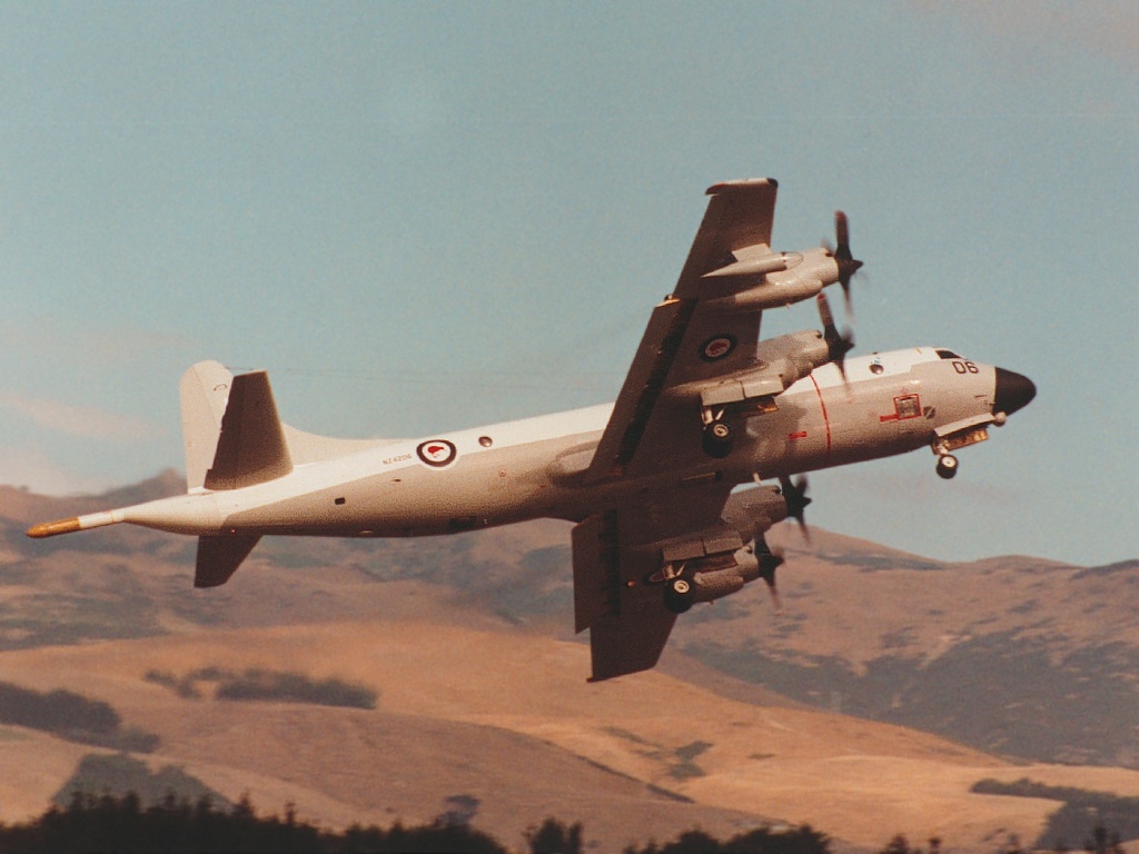 Royal New Zealand Air Force P3 Orion Photographed At Wigram Show