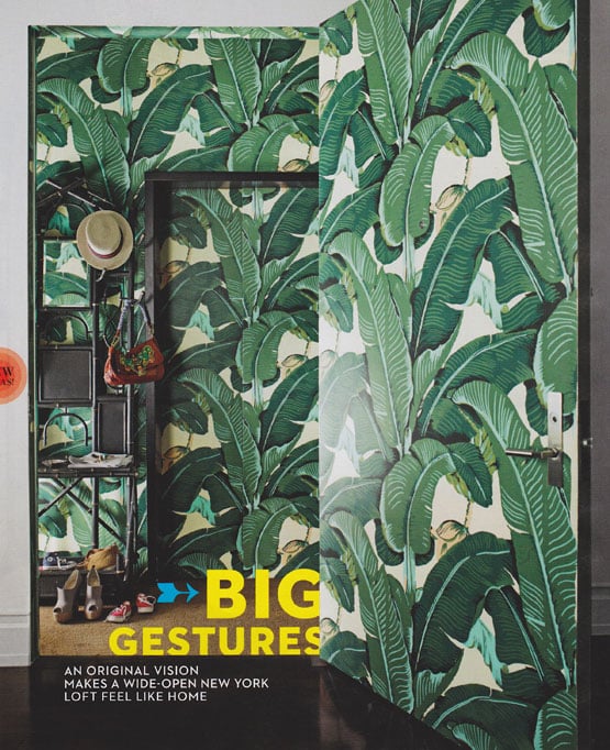The Glam Pad Marvelous Martinique Banana Leaf Wallpaper vs the 555x682