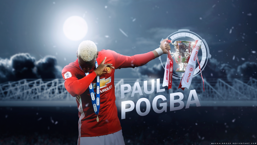 Paul Pogba Manchester United Wallpaper By Mackalbrook On