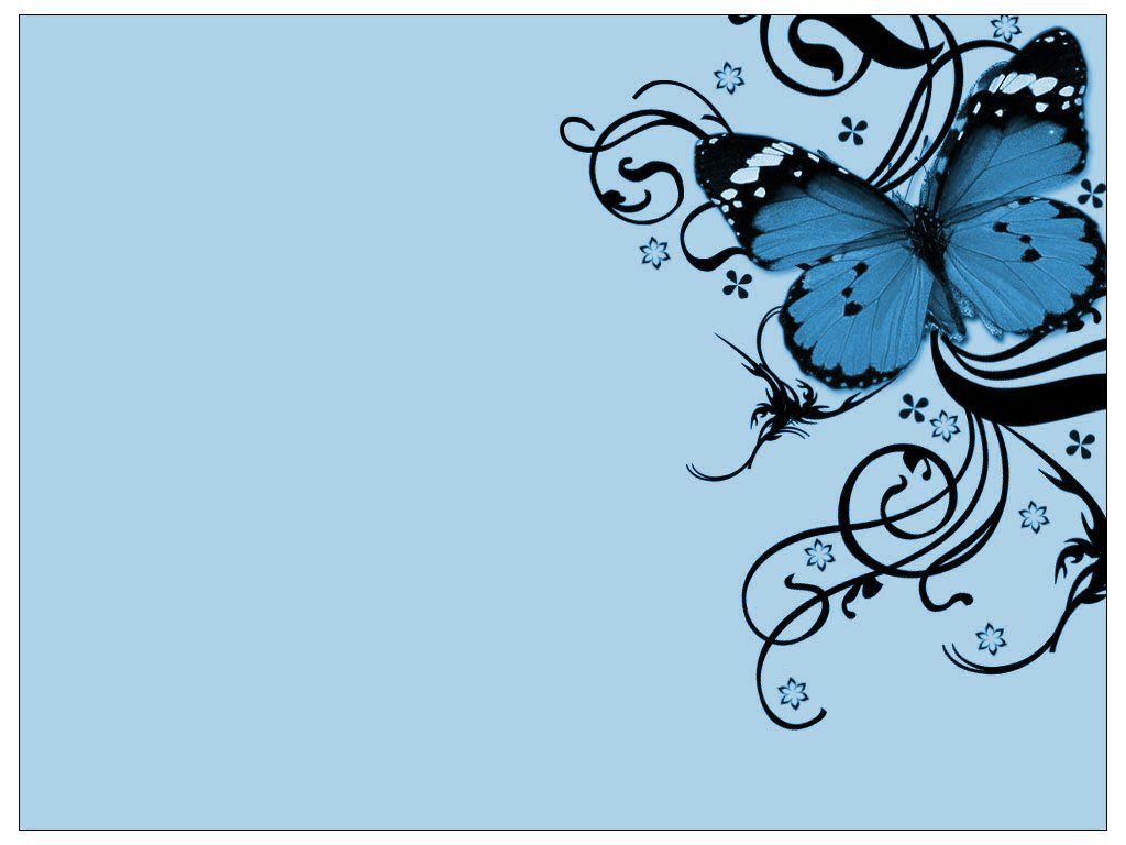 Blue Butterfly Wallpaper Mariposas Fondo De Pantalla