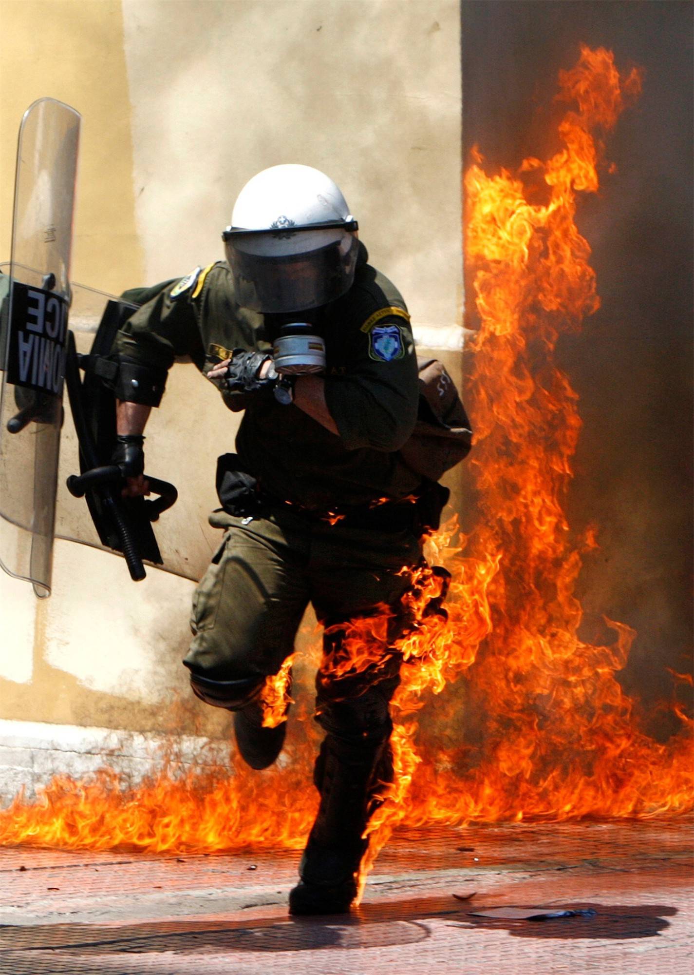 Riot Police Greece Wallpaper Hq