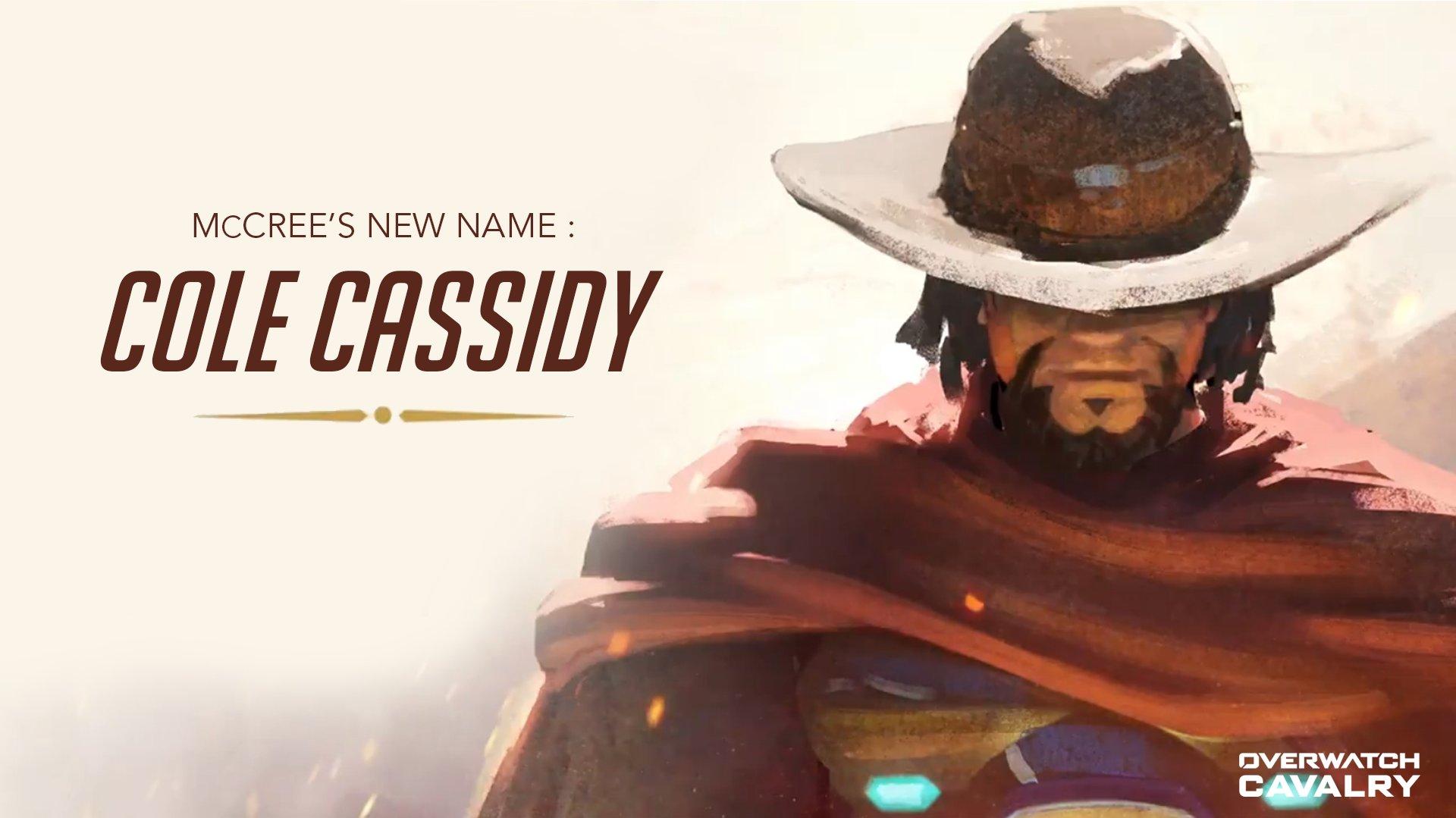 Overwatch Cavalry No Mccree Renamed To Cole Cassidy