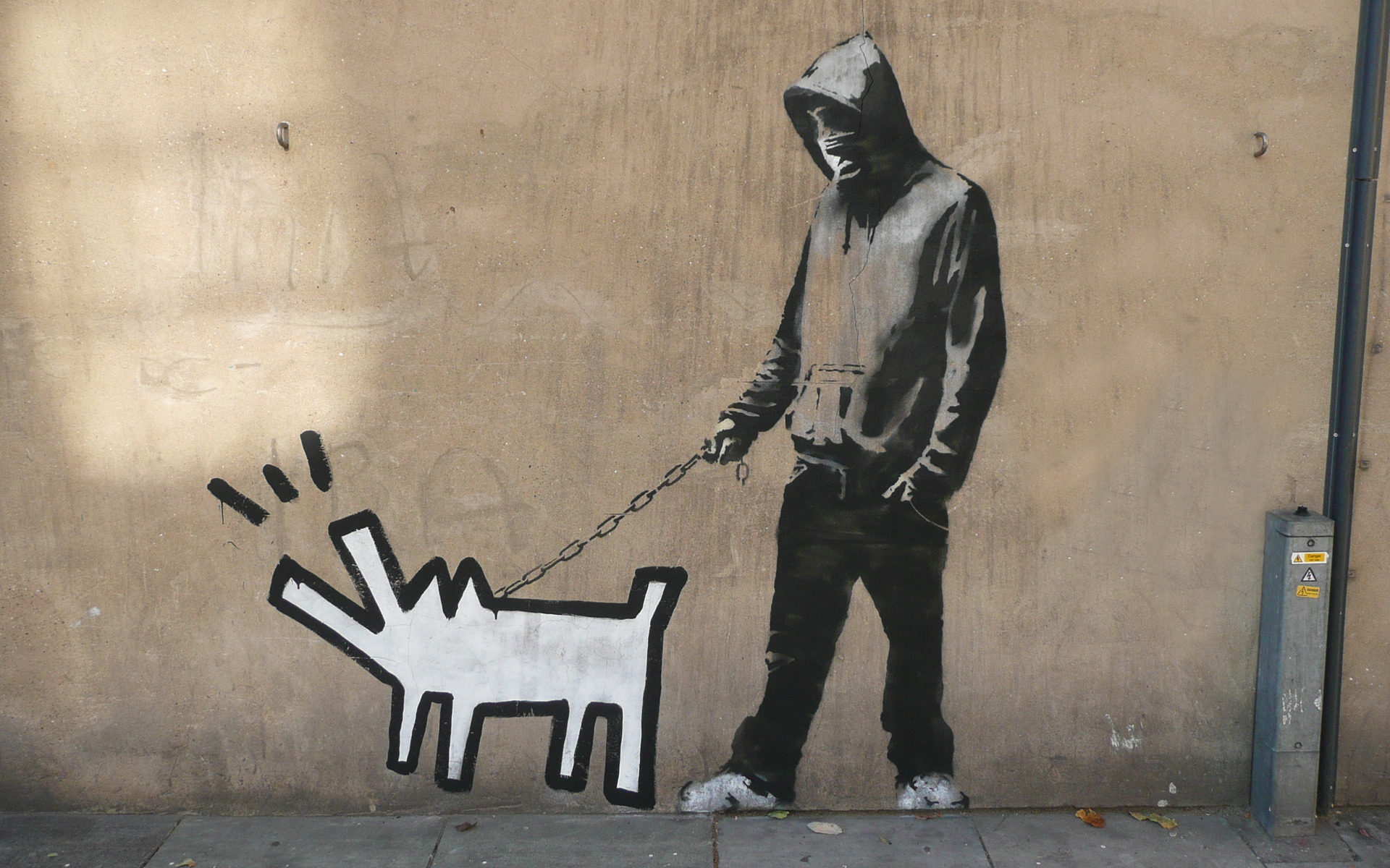 Pin Banksy Street Wallpaper Art