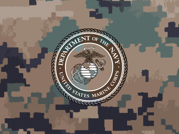 Marines Logo Wallpaper Camo Usmc Digital By