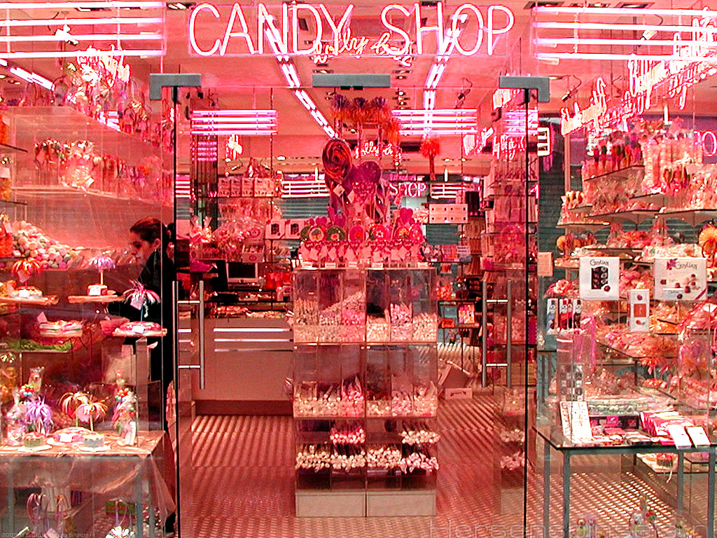 Candy Shop Wallpaper On