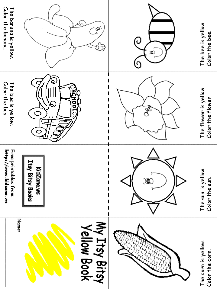 37+ Yellow Worksheets For Kindergarten Full The Numb
