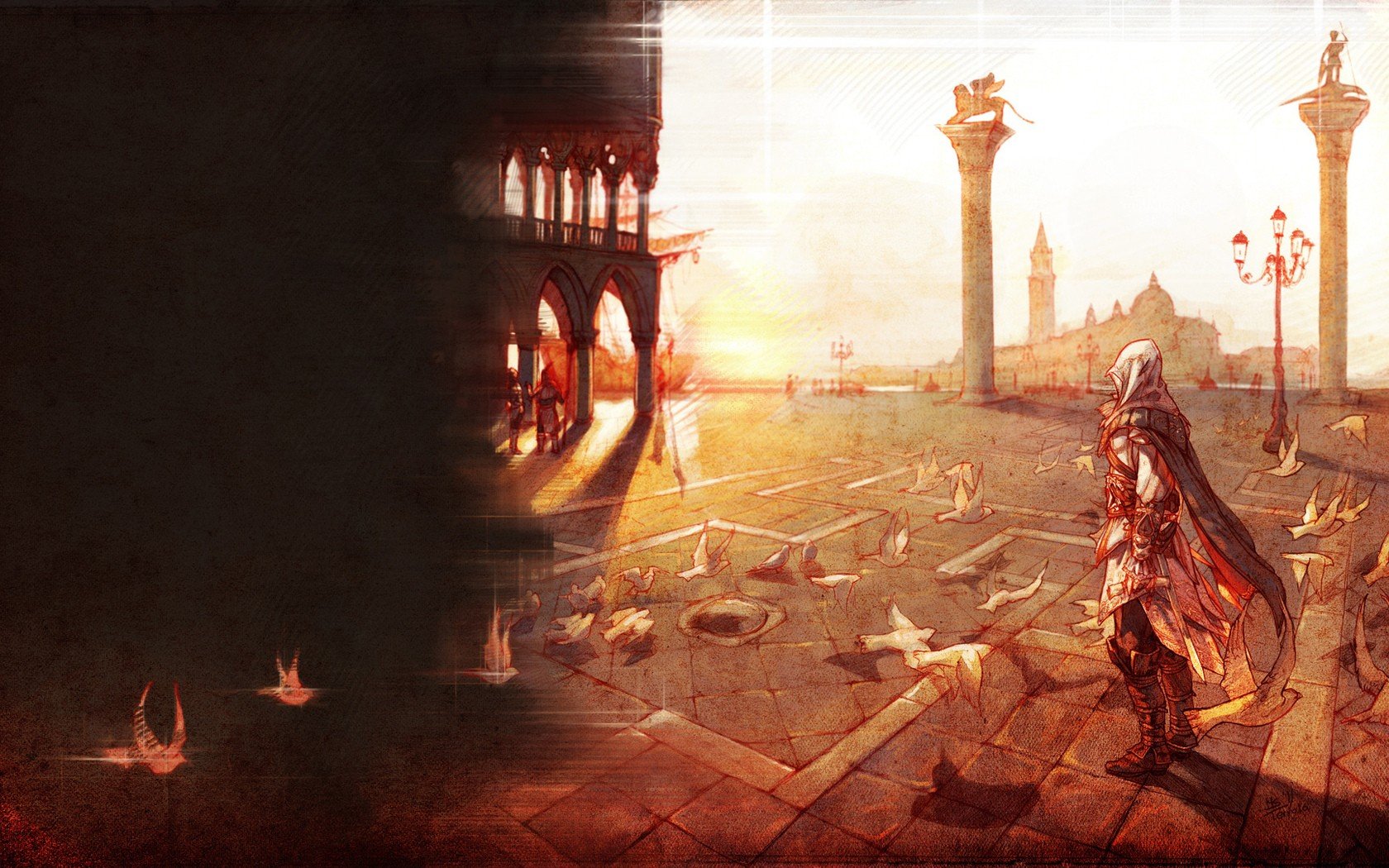 Video Games Assassins Creed Brotherhood Artwork Fan Art Wallpaper
