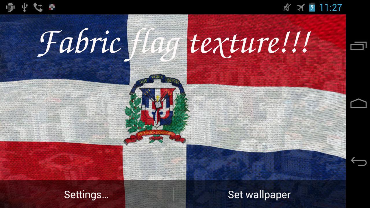 Dominican Republic Flag Live Wallpaper A Perfect