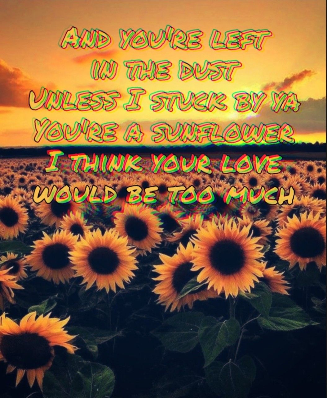 Sunflower Lyrics By Post Malone And Swae Lee From The Movie