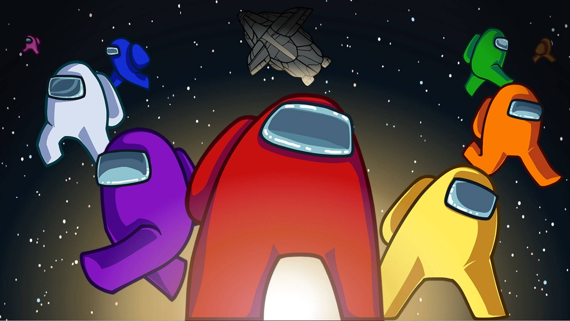 Among Us Space Wallpaper