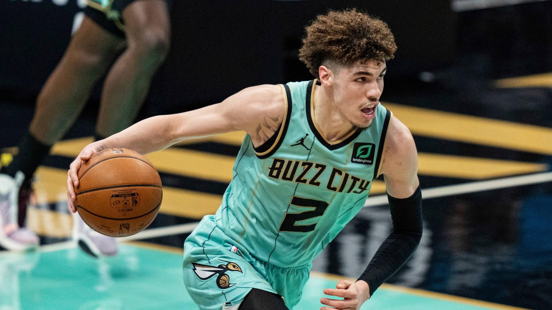 Lamelo Ball Running With Wallpaper