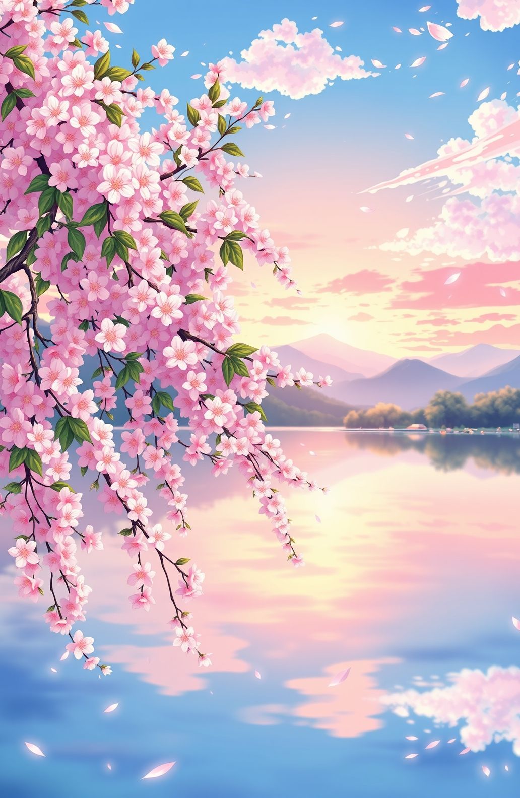 Anime Cherry Blossom Wallpaper