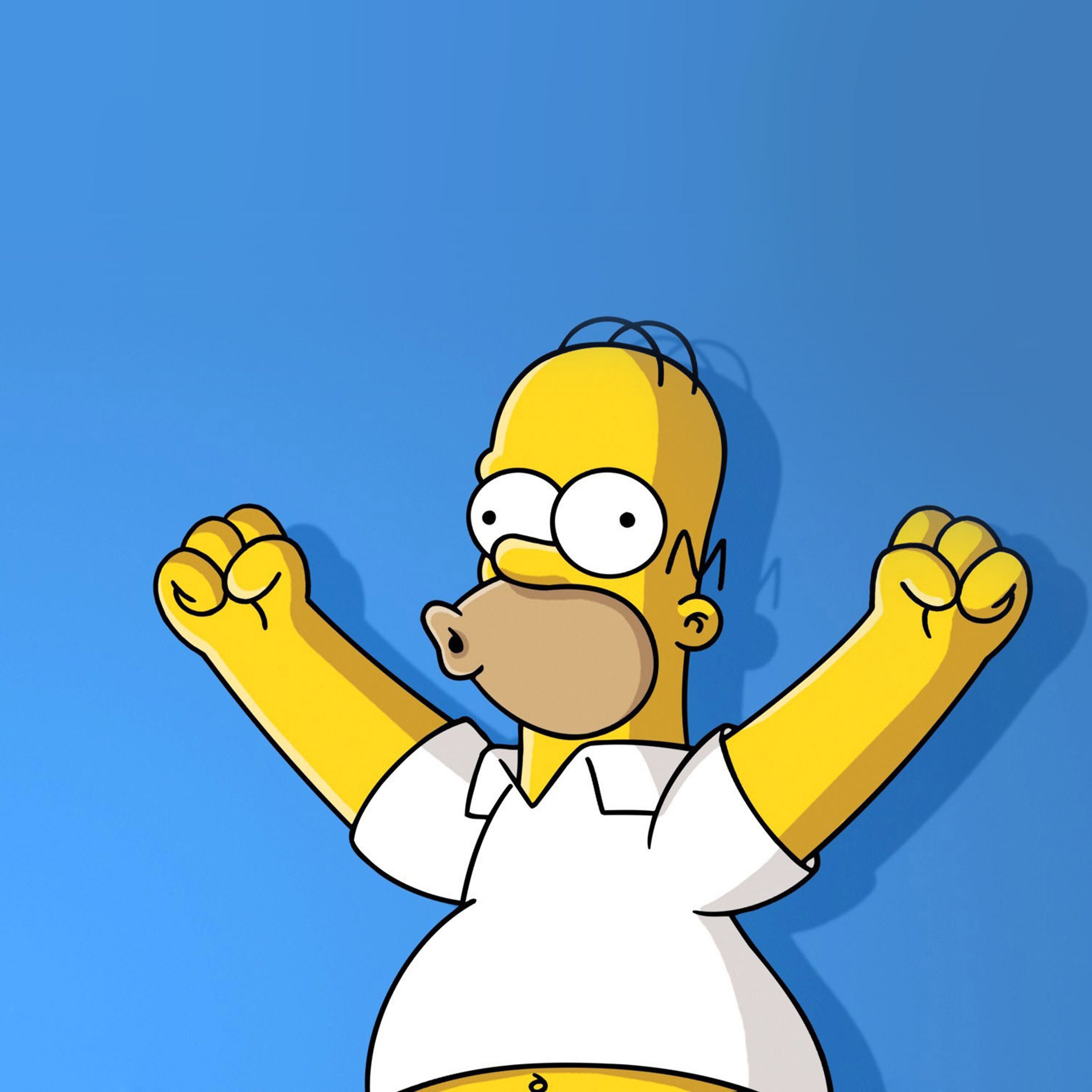 Ios7 Homer Simpsons Yoohoo Parallax HD iPhone iPad Wallpaper