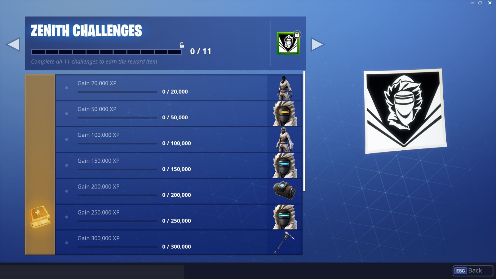 Fortnite Season Zenith Lynx And The Ice King Challenges