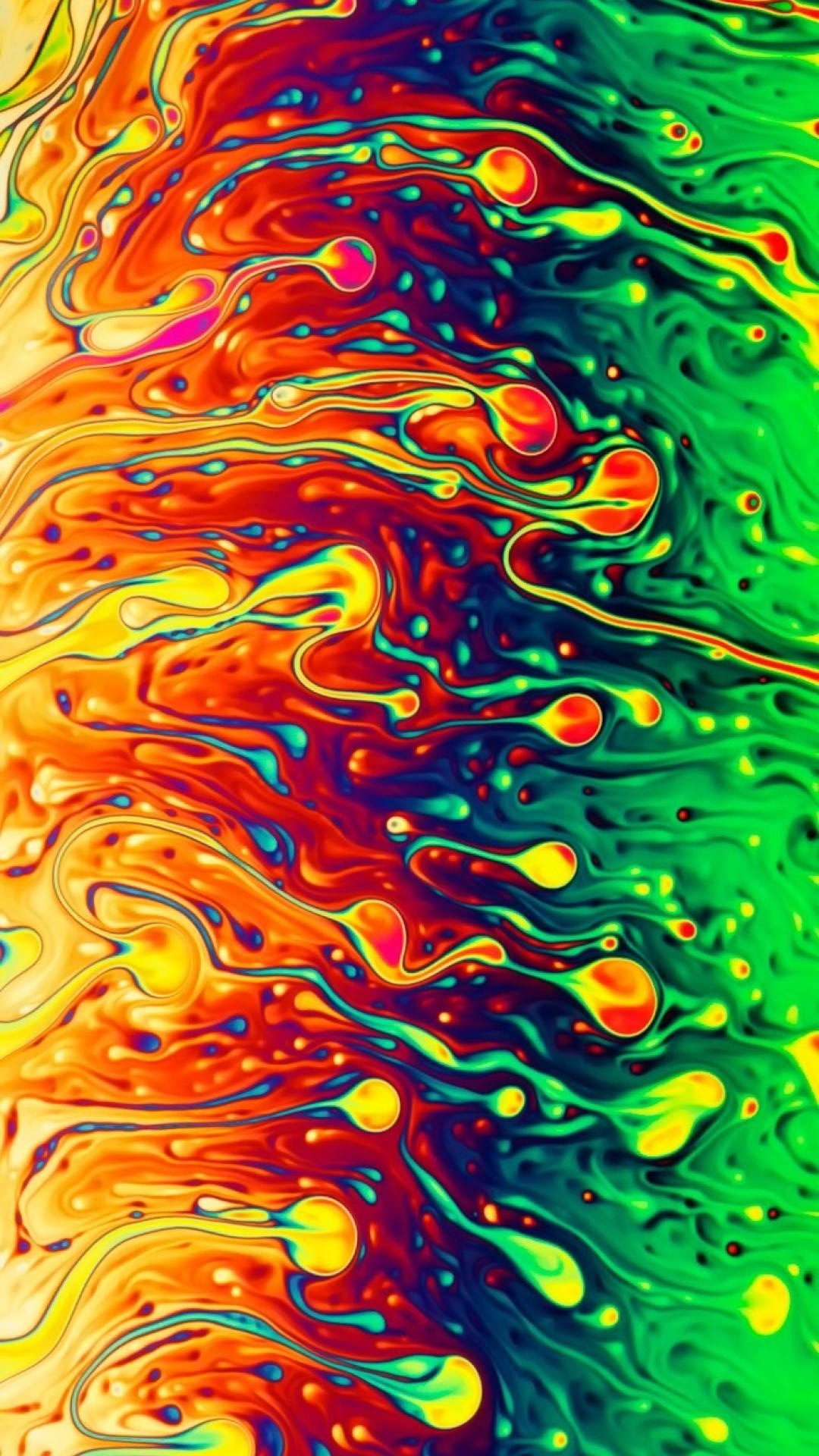 Abstract Liquid Wallpaper iPhone 3d