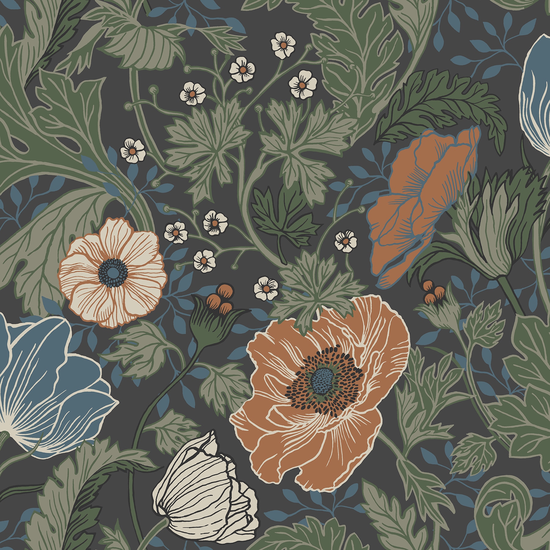Floral Pattern Wallpaper