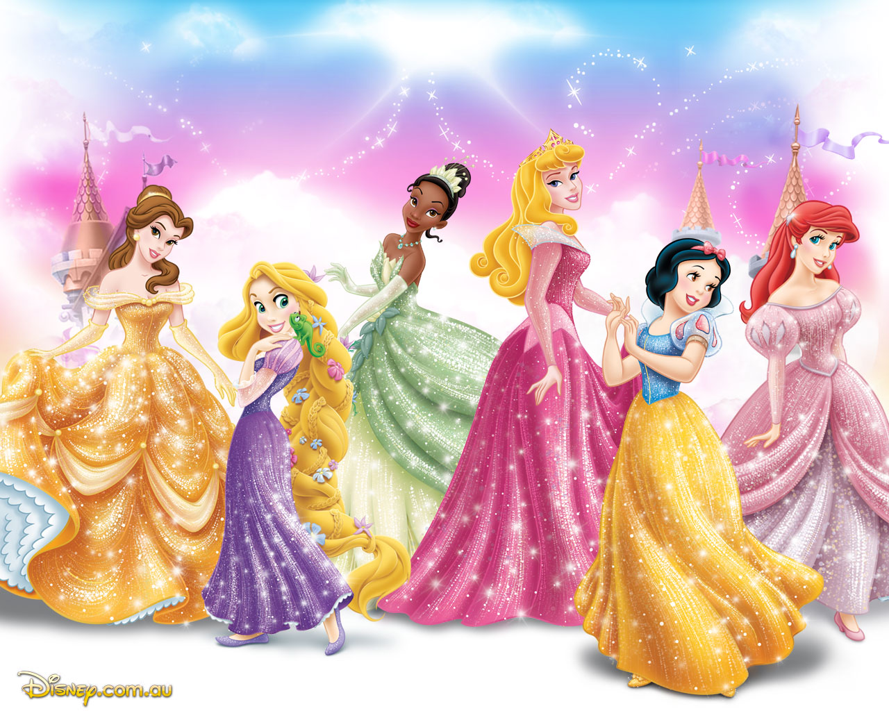 Art Of Tangled Disney Princess Rapunzel With Her Fellow