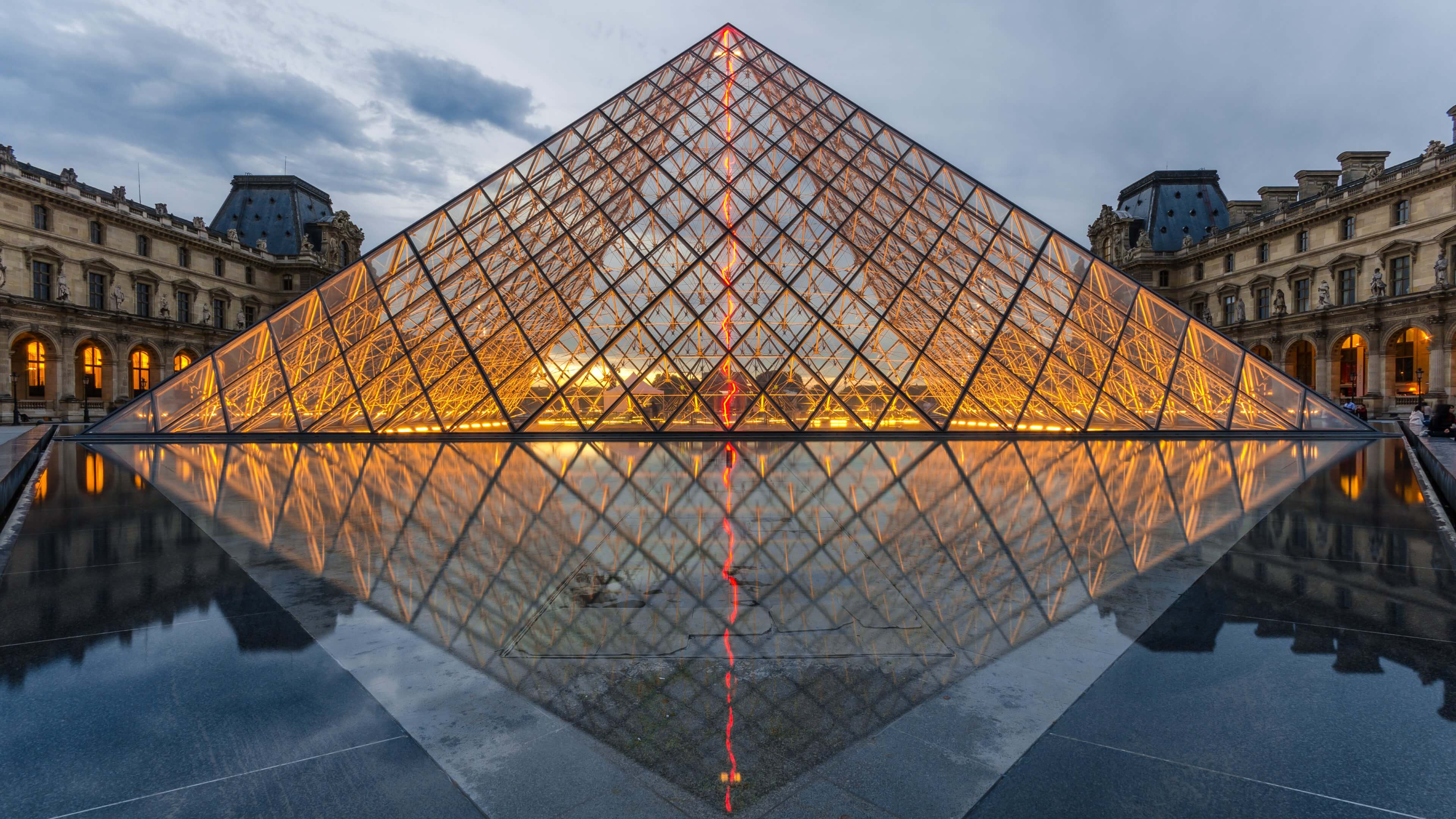 The Louvre HD wallpaper for 4K 3840 x 2160   HDwallpapersnet