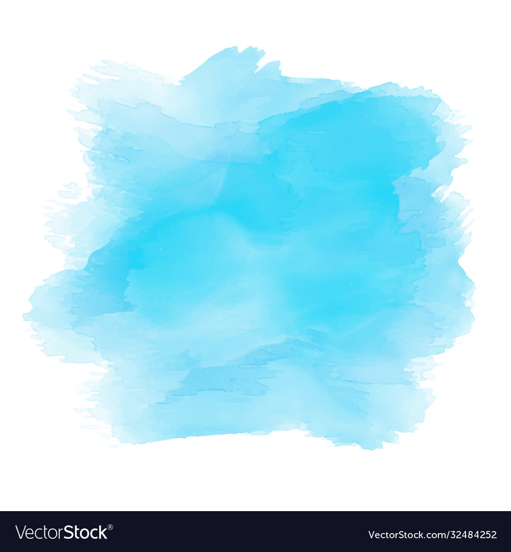 Watercolour Background In Shades Blue Royalty Vector