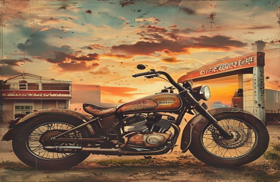 Vintage Motorcycle Wallpaper
