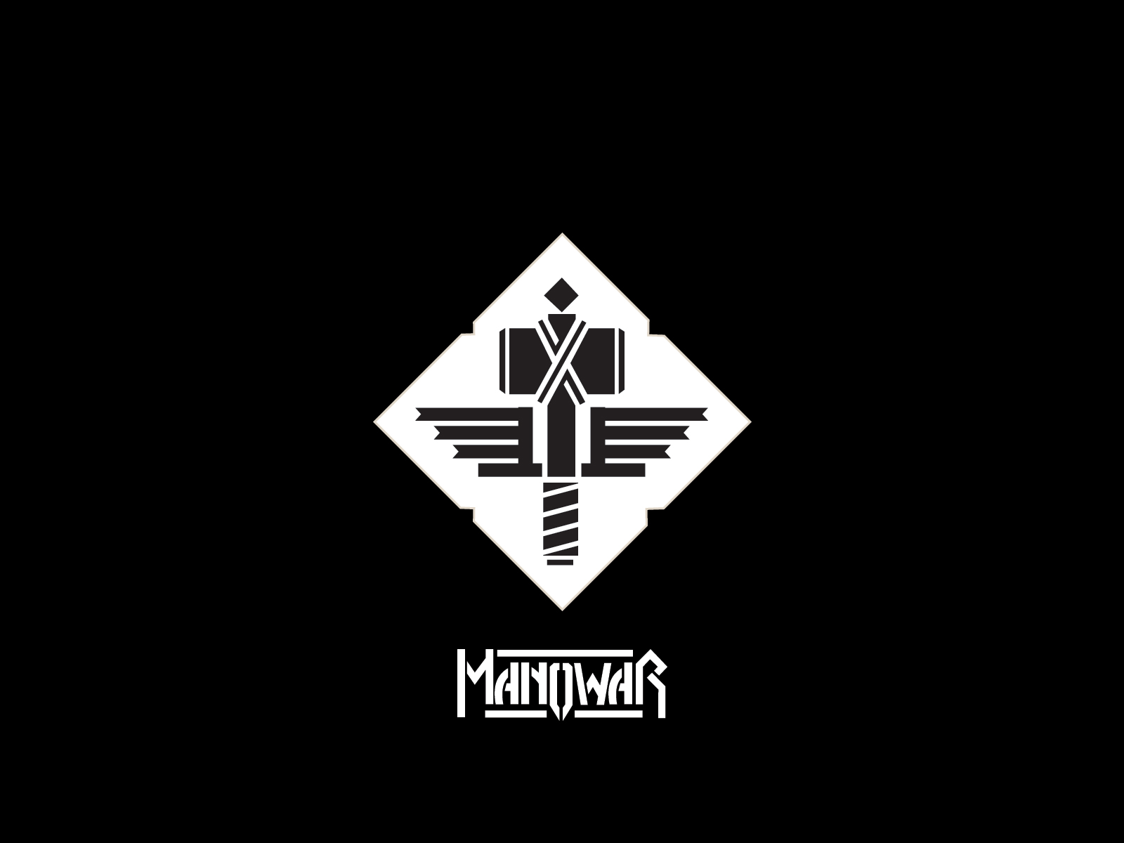 Manowar Logo And Wallpaper Band Logos Rock Metal Bands