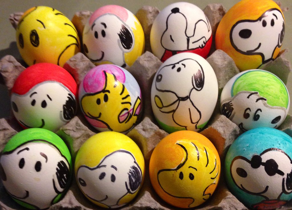 Snoopy Easter Eggs By Rene L