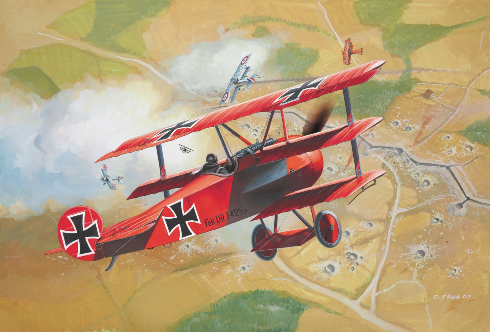Fokker Dr I HD Wallpaper Background Image