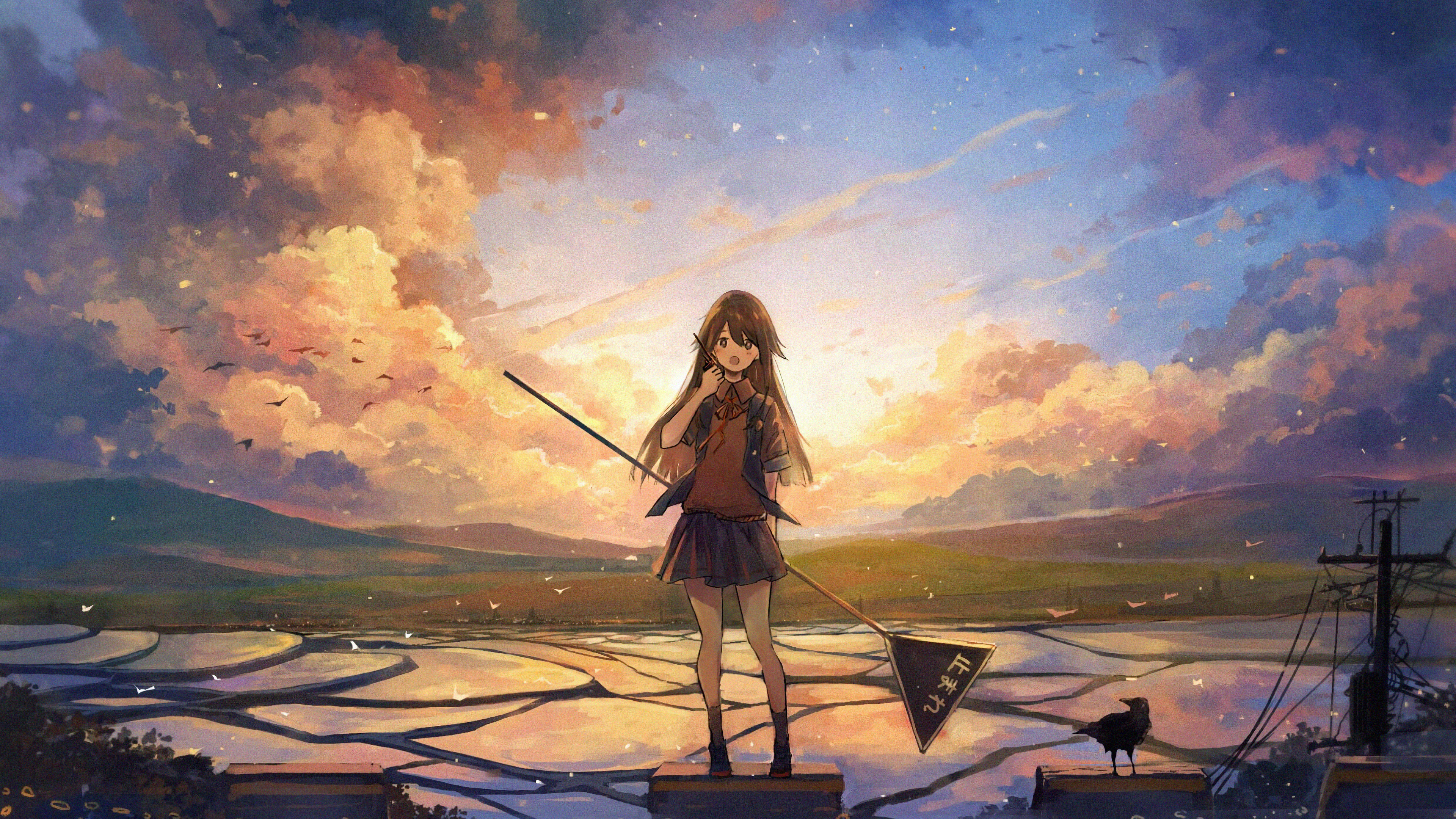 Anime Girl4k 4k HD Wallpaper Image Photos And Picture