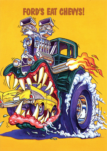 Rat Fink Ed Big Daddy Roth Fords Eat Chevys Photo Sharing