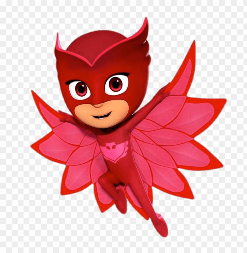 Pj Masks Owlette Flying Away Clipart Png Photo Toppng